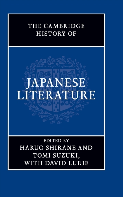 The Cambridge History of Japanese Literature, Hardback Book