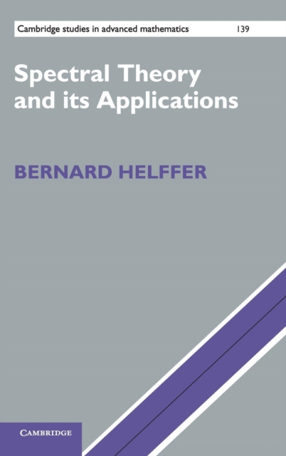 Spectral Theory and its Applications, Hardback Book