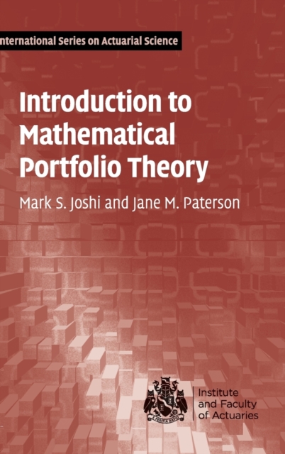 Introduction to Mathematical Portfolio Theory, Hardback Book