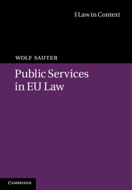 Public Services in EU Law, Hardback Book