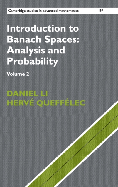 Introduction to Banach Spaces: Analysis and Probability, Hardback Book