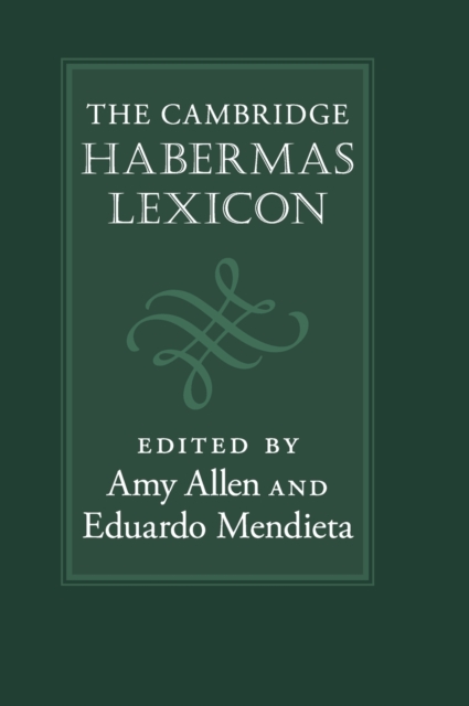 The Cambridge Habermas Lexicon, Hardback Book