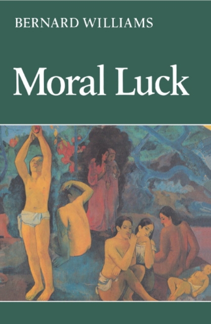 Moral Luck : Philosophical Papers 1973-1980, EPUB eBook