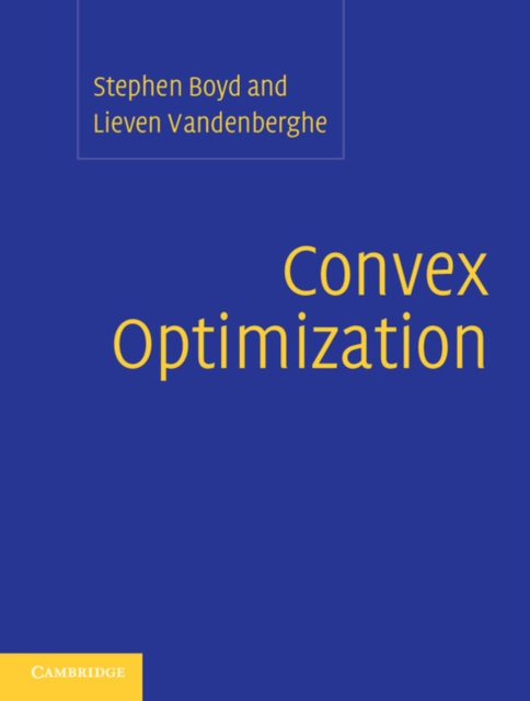 Convex Optimization, PDF eBook