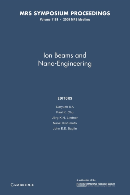 Ion Beams and Nano-Engineering: Volume 1181, Paperback / softback Book