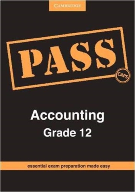 PASS Accounting Grade 12 English, Paperback / softback Book
