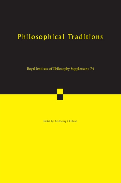 Philosophical Traditions, Paperback / softback Book