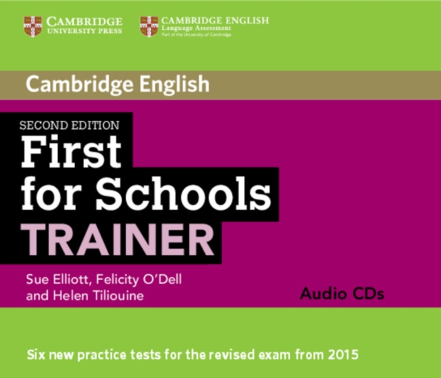 First for Schools Trainer Audio CDs (3), CD-Audio Book