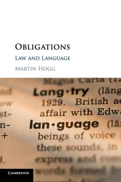 Obligations : Law and Language, Paperback / softback Book
