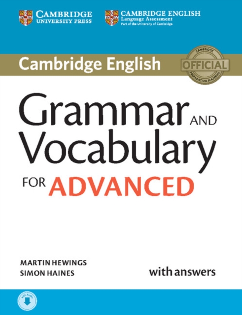 Grammar and Vocabulary for Advanced Book with Answers and Audio : Self-Study Grammar Reference and Practice, Multiple-component retail product Book
