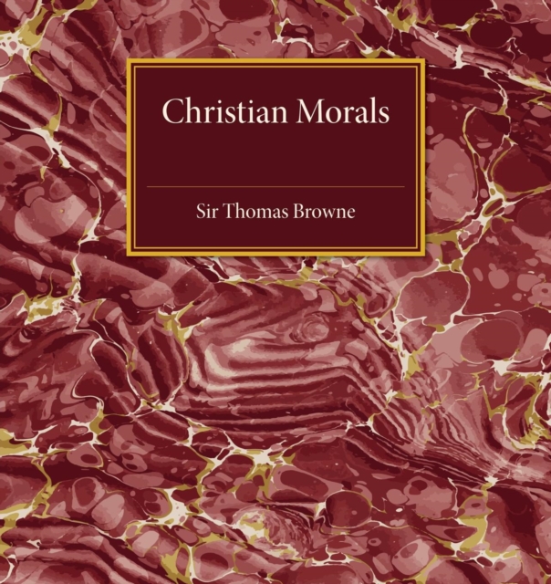 Christian Morals, Paperback / softback Book
