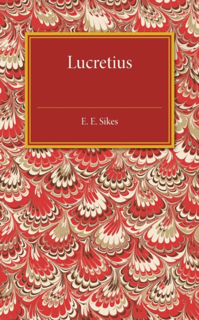 Lucretius : Poet and Philosopher, Paperback / softback Book