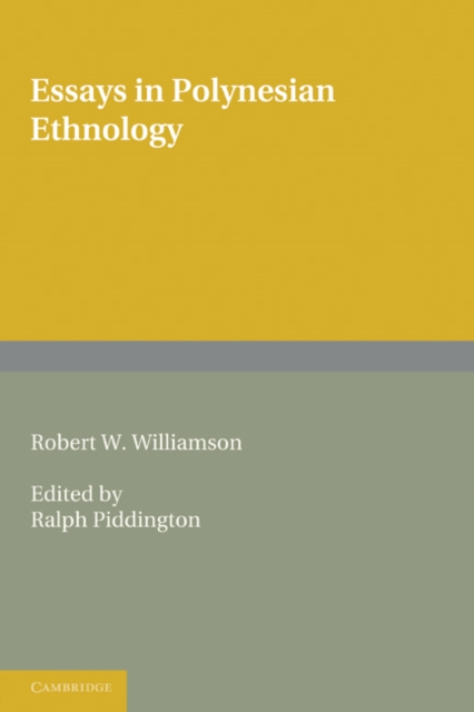 Essays in Polynesian Ethnology, Paperback / softback Book
