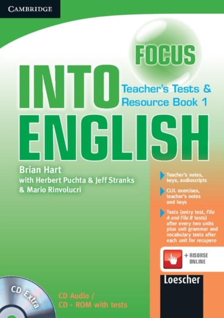 Focus-Into English Level 1 Teacher's Tests and Resource Book with CD Extra Italian Edition, Mixed media product Book
