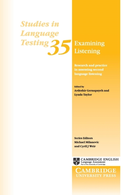 Examining Listening : Research and Practice in Assessing Second Language Listening, Paperback / softback Book