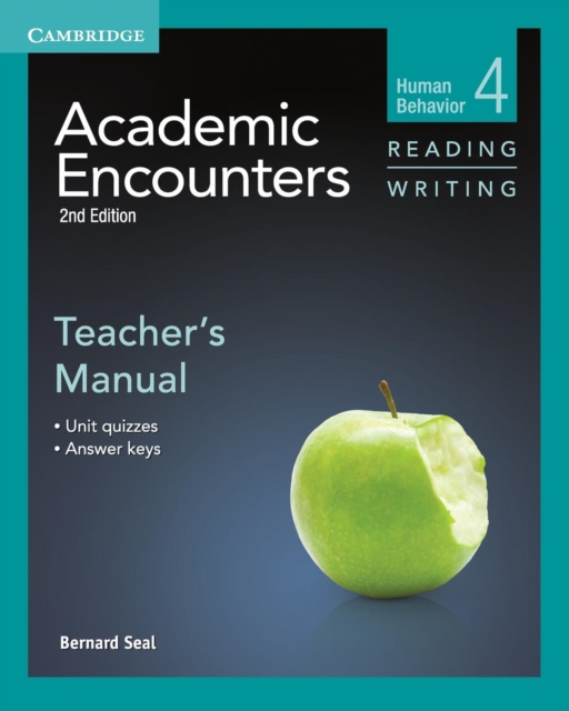 Academic Encounters Level 4 Teacher's Manual Reading and Writing : Human Behavior, Paperback / softback Book