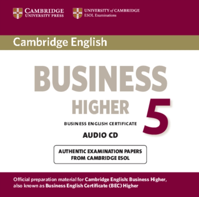 Cambridge English Business 5 Higher Audio CD, CD-Audio Book