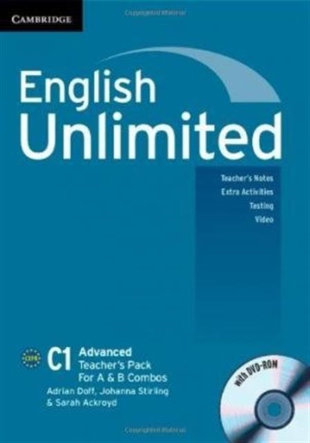 English Unlimited Advanced A and B Teacher's Pack (Teacher's Book with DVD-ROM), Mixed media product Book