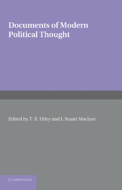 Documents of Modern Political Thought, Paperback / softback Book