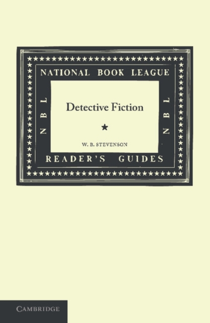 Detective Fiction, Paperback / softback Book