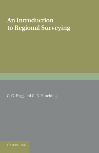 An Introduction to Regional Surveying, Paperback / softback Book