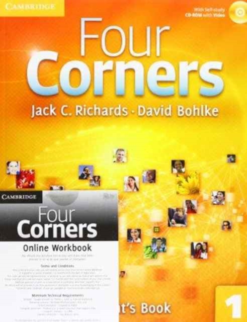 Four Corners Level 1 Student's Book with Self-study CD-ROM and Online Workbook Pack, Mixed media product Book