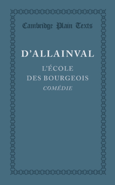 L'Ecole des Bourgeois, Paperback / softback Book