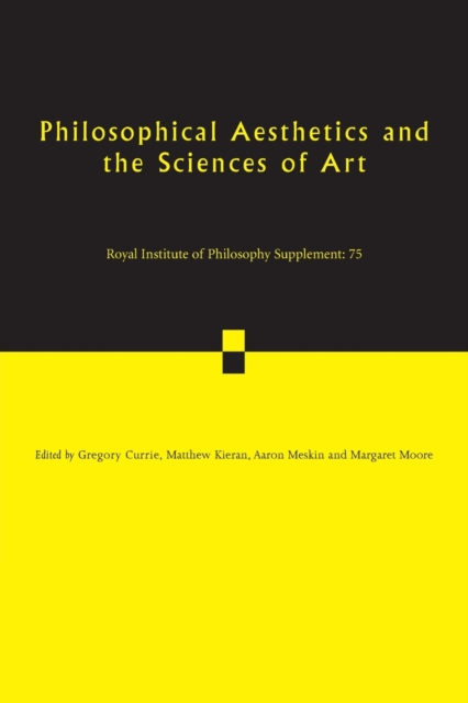 Philosophical Aesthetics and the Sciences of Art, Paperback / softback Book