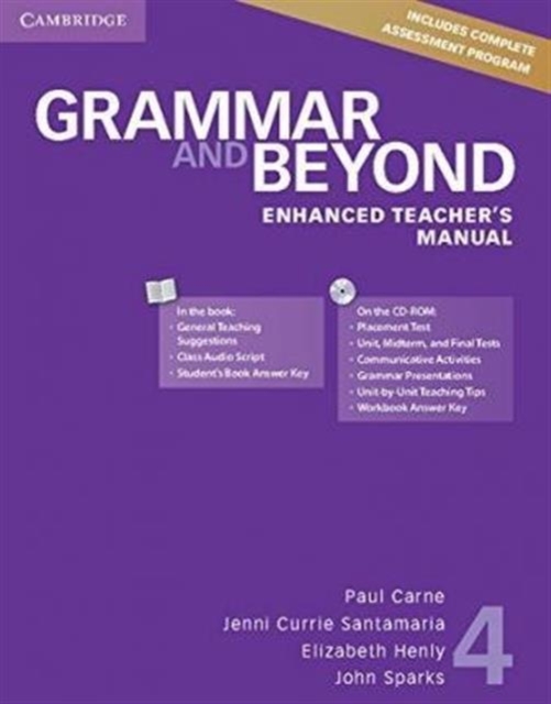 Grammar and Beyond Level 4 Enhanced Teacher's Manual with CD-ROM, Mixed media product Book