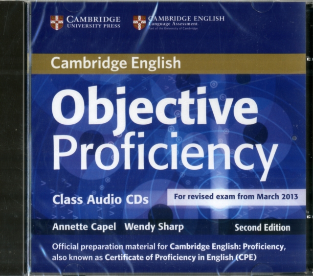 Objective Proficiency Class Audio CDs (2), CD-Audio Book
