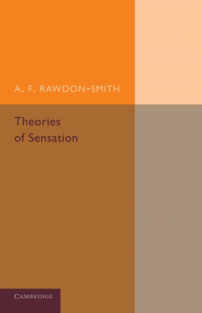 Theories of Sensation, Paperback / softback Book
