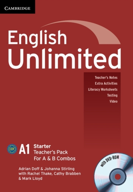 English Unlimited Starter A and B Teacher's Pack (Teacher's Book with DVD-Rom), Mixed media product Book