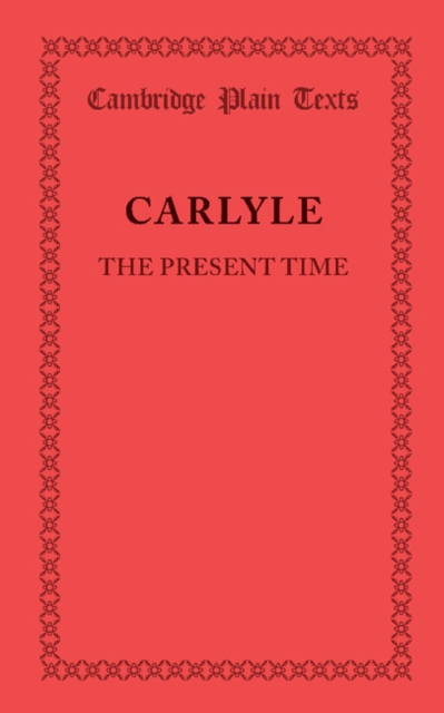 The Present Time, Paperback / softback Book