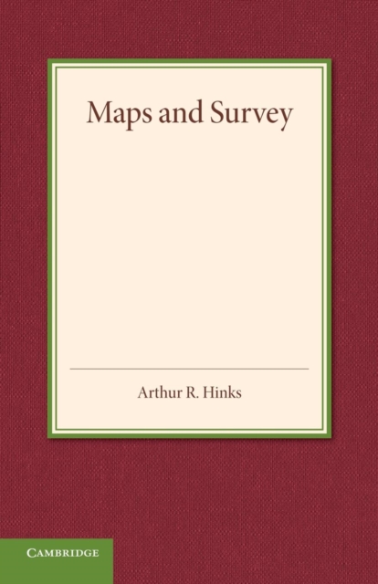 Maps and Survey, Paperback / softback Book