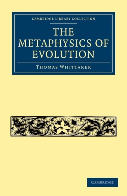The Metaphysics of Evolution, Paperback / softback Book