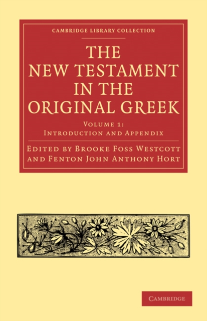 The New Testament in the Original Greek, Paperback / softback Book