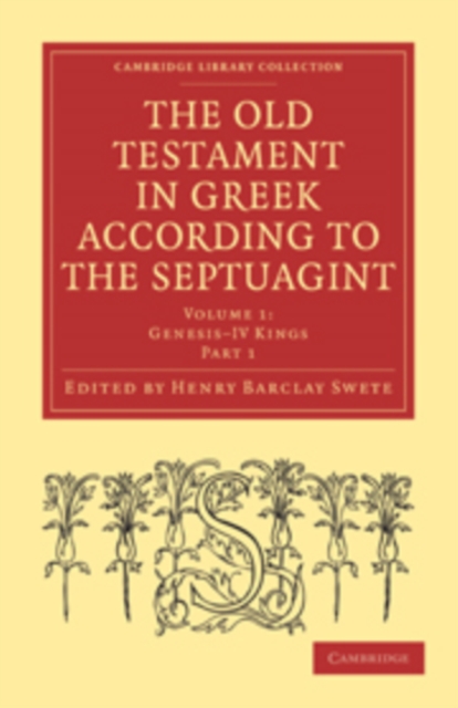 The Old Testament in Greek According to the Septuagint 2 Part Set, Paperback / softback Book