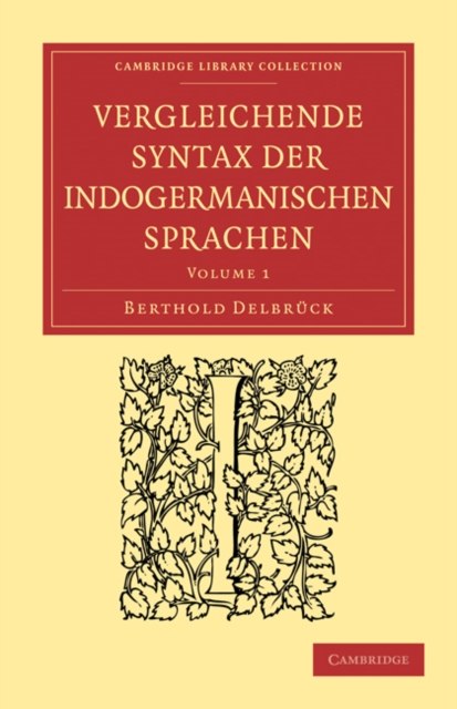 Vergleichende Syntax der indogermanischen Sprachen 3 Volume Paperback Set: Volume SET, Mixed media product Book