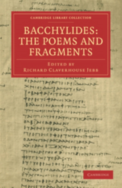 Bacchylides: The Poems and Fragments, Paperback / softback Book