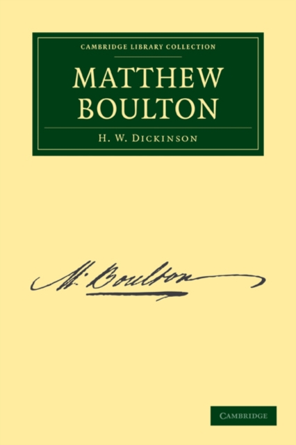 Matthew Boulton, Paperback / softback Book