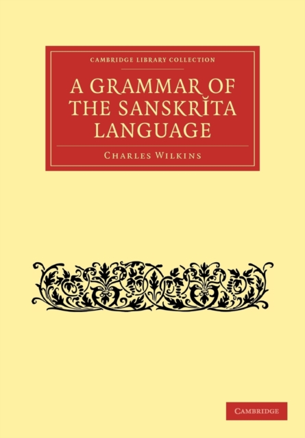 Grammar of the Sanskrit Language, Paperback / softback Book