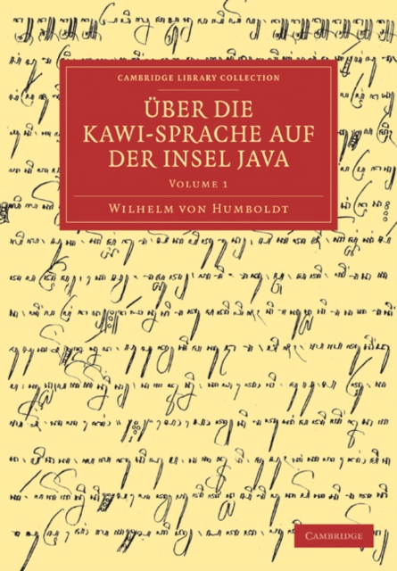UEber die Kawi-sprache auf der Insel Java, Paperback / softback Book