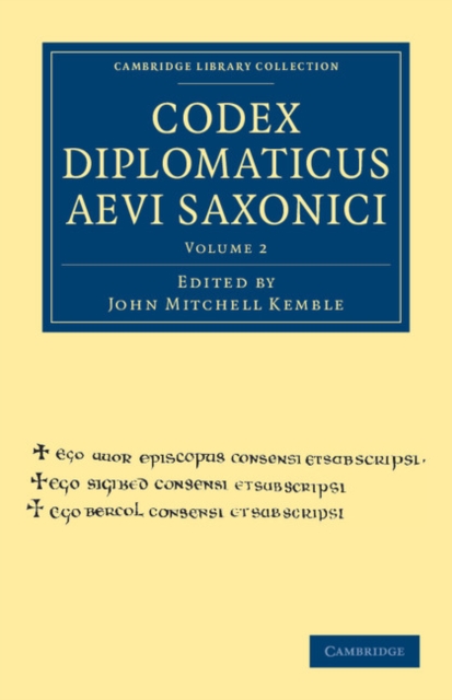 Codex Diplomaticus Aevi Saxonici, Paperback / softback Book