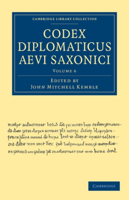 Codex Diplomaticus Aevi Saxonici, Paperback / softback Book