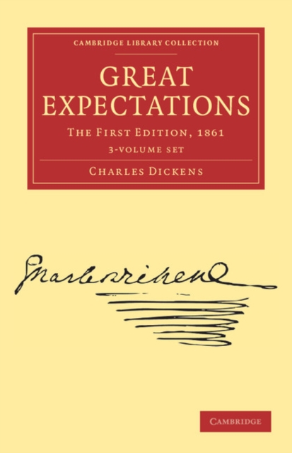 Great Expectations 3 Volume Set : The First Edition, 1861, Mixed media product Book