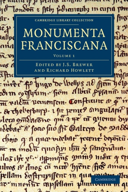 Monumenta Franciscana, Paperback / softback Book