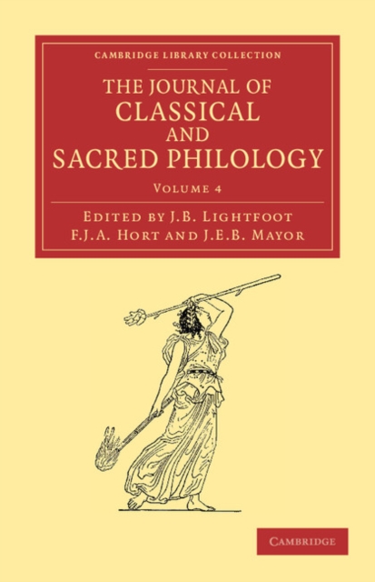 The Journal of Classical and Sacred Philology, Paperback / softback Book