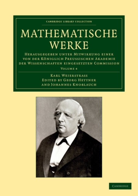 Mathematische Werke : Herausgegeben unter Mitwirkung einer von der koniglich preussischen Akademie der Wissenschaften eingesetzten Commission, Paperback / softback Book