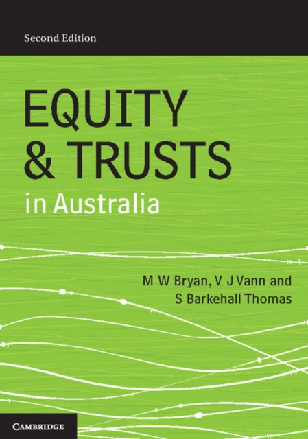 Equity and Trusts in Australia, PDF eBook