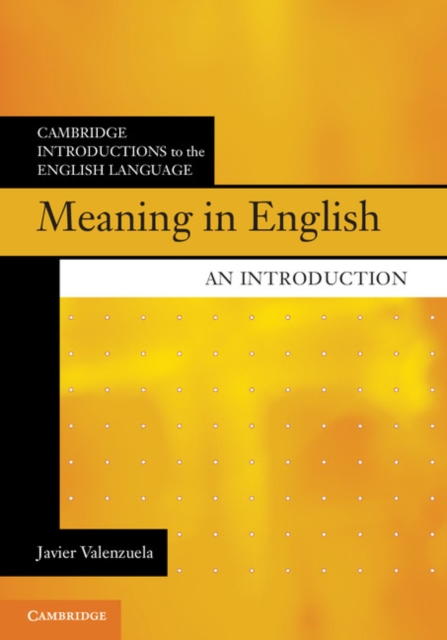 Meaning in English : An Introduction, PDF eBook